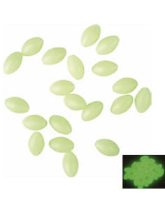 Ragot Soft Luminous Oval Beads 6mm 20pcs